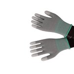 ESD Gloves Manufacturer - EN 61340 Compliant PU for Laboratory Use Precision Handling
