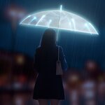 LED Umbrella Manufacturer - Automatic Open & Close 7 Color Changing Personalized Business Gifts