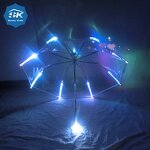 LED Umbrella Manufacturer - with LED Light 23" 8K POE Transparent Dance with Light