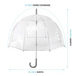 Clear Umbrella Manufacturer - China Factory Wholesale Custom Promo Windproof Logo Clear Bubble Korean Women's Big
