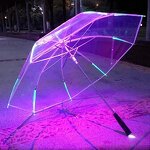 LED Umbrella Manufacturer - with LED Light 23" 8K POE Transparent Dance with Light