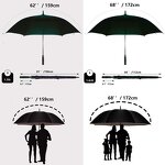 Golf Umbrella Manufacturer - Wholesale 30 Inch Large Windproof Luxury Promotional Branded Custom