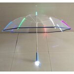 LED Umbrella Manufacturer - with LED Light 23" 8K POE Transparent Dance with Light