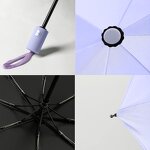 Folding Umbrella Manufacturer - Wholesale 21 Inch Promotional Custom Logo Print 3 Folding Light Weight