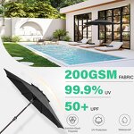 Beach Umbrella Manufacturer - Free Sample Patio Outdoor for Sand UPF50+ Garden Portable for Garden Lawn