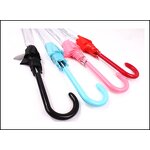 Umbrella Manufacturer - Manual 23" Dome Solid Red Edge Coated Japanese Transparent Custom