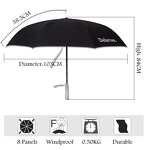 Reverse Umbrella Manufacturer - Manual 23" Custom with a Picture Beautiful for Women with a Light