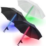 Straight Umbrella Manufacturer - Wholesale Promotional Outdoor Pattern Plastic with Back Light