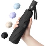 Folding Umbrella Manufacturer - All Automatic Open Fold Portable Travel 46 Inch Nylon with UV Protected