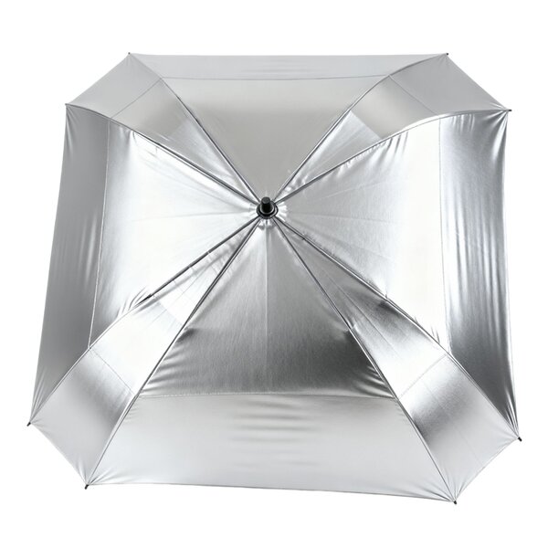 Golf Umbrella Manufacturer - MOQ 50 with Marker Bright Silver 62 in Customizable with Logo