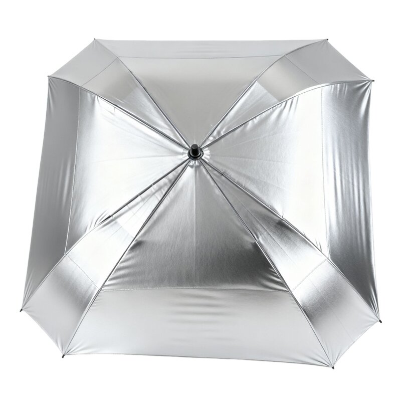 Golf Umbrella Manufacturer - MOQ 50 with Marker Bright Silver 62 in Customizable with Logo