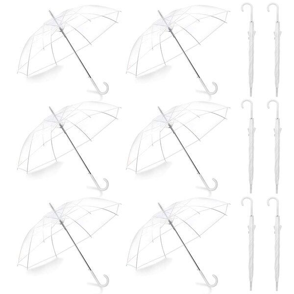 Umbrella Manufacturer - 23inch Automatic Transparent Wedding Decorative for Wedding Decoration