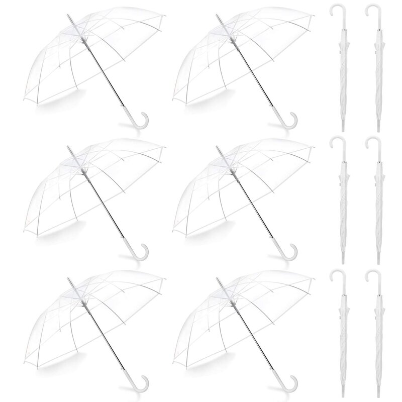 Umbrella Manufacturer - 23inch Automatic Transparent Wedding Decorative for Wedding Decoration