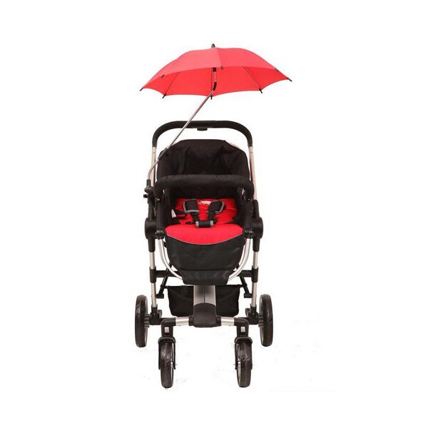 Stroller Umbrella Manufacturer - UV Protected 19-inch Steerable Straight X7 6/8 Ribs with Manual Control Modern Clamp