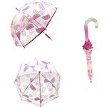 Kids Umbrella Manufacturer - Safety Open Transparent PVC/POE Full Color Printing Dome Shape