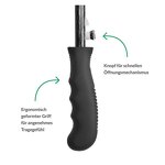 Golf Umbrella Manufacturer - Good Price Straight EVA Handle Transparent 30 Inch Clear PVC POE