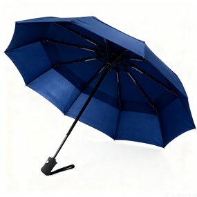 Travel Umbrella Manufacturer - Free Sample Custom Logo Promotional 3 Folding Pongee Outdoor Foldable Rain