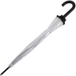 Straight Umbrella Manufacturer - Wholesale Semi Automatic POE PVC Clear Transparent for the Rain 16 Ribs