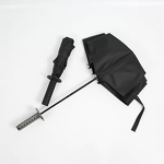 Samurai Umbrella Manufacturer - Chinese Supplier Custom Foldable Minimalist Iron Tube Metal Frame Rain Black Samurai Sword