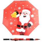 Golf Umbrella Manufacturer - Christmas Luxury Premium UV 30" Whole Print Extra Large Windproof
