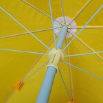 Beach Umbrella Manufacturer - Commercial Strong Windproof Swimming Pool Classic Polyester Manual Fully-Automatic
