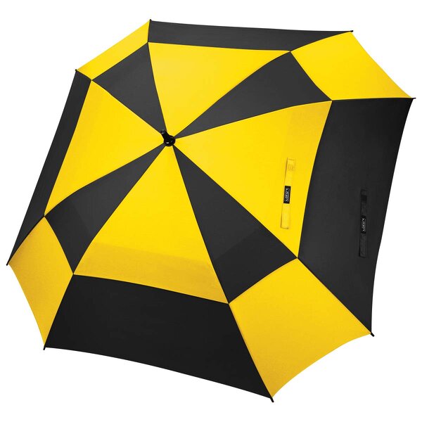 Golf Umbrella Manufacturer - Extra Large 62/68 Inch Vented Square Windproof Auto Open Double Canopy