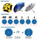 Golf Umbrella Manufacturer - Digital Printing Original High Quality 32inch Windproof Strong 62 Inch