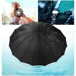 Samurai Umbrella Manufacturer - Supplier Promotional Premium 23 Inches 8 Ribs Japanese Style Automatic Black Cool Katana