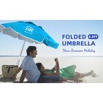 Beach Umbrella Manufacturer - Selling Well Promotional Big Size Wind Resistant Heavy Duty Manual Open Business Sun