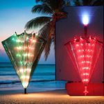 Straight Umbrella Manufacturer - Rainbow Transparent Luxury with LED Lights Manual for Adults Special Occasions