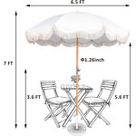 Beach Umbrella Manufacturer - Hot Sale Custom Promotional UV Protection Portable Waterproof Outdoor Advertising 2*2 Meters