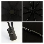 Travel Umbrella Manufacturer - Free Sample Custom Logo Promotional 3 Folding Pongee Outdoor Foldable Rain