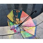 Parasol Manufacturer - New Popular Products 2025 Manufacturer Color Changing Transparent Cover Mini Adults in Car