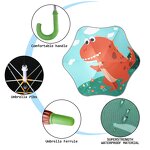 Kids Umbrella Manufacturer - Wholesale UV Animals for Custom Print Logo Brand Rounded Corner Design Reflective