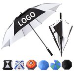 Golf Parasol Manufacturer - Luxury 68 Inch Oversize Extra Large Double Canopy Vented Windproof Waterproof