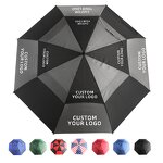 Golf Umbrella Manufacturer - Hot Sell Windproof 80 Inch Waterproof UV Logo