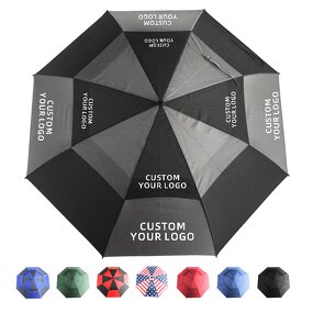 Golf Umbrella Manufacturer - Hot Sell Windproof 80 Inch Waterproof UV Logo