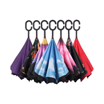 Reverse Umbrella Manufacturer - Popular Products 2025 Strong Windproof No Drip Water Reverse Closing Big
