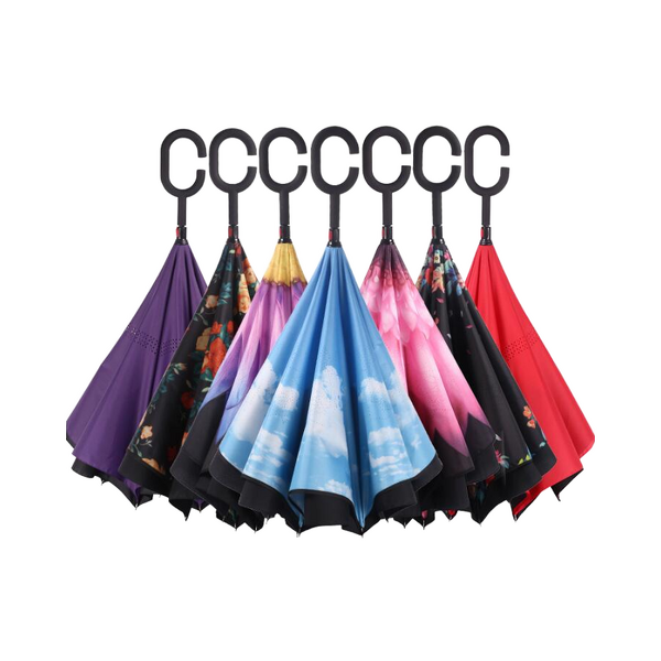 Reverse Umbrella Manufacturer - Popular Products 2025 Strong Windproof No Drip Water Reverse Closing Big