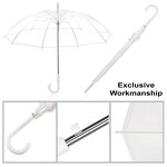 Umbrella Manufacturer - Luxury Promotional PVC POE Automatic Windproof Rain Gift Custom Straight