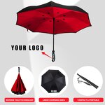 Reverse Umbrella Manufacturer - New Inventions Straight for Rain Adult Rain Gear with Manual Control Innovative Reverse