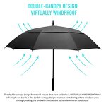 Golf Umbrella Manufacturer - 54/62/68 Inch Semi Automatic Open Extra Large Vented Windproof Waterproof