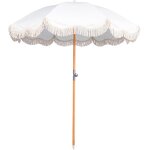 Beach Umbrella Manufacturer - Commercial Vintage Bamboo Parts for Sun Tent and Chair Set Wholesale Manual Control