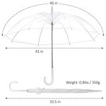 Straight Umbrella Manufacturer - Rainbow Transparent Luxury with LED Lights Manual for Adults Special Occasions