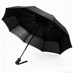 Travel Umbrella Manufacturer - Free Sample Custom Logo Promotional 3 Folding Pongee Outdoor Foldable Rain