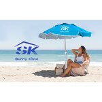 Beach Umbrella Manufacturer - Selling Well Promotional Big Size Wind Resistant Heavy Duty Manual Open Business Sun