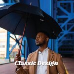 Straight Umbrella Manufacturer - Customized Company Logo for Anniversary Hooks 23 Inch for Hotel