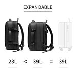 Laptop Backpack Manufacturer - Customized Logo Expandable Student Business with USB Charger Eco-friendly Travel