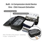 Vacuum Backpack Manufacturer - Air Compression Expandable Carry on with Pump Fit 17.3 Inch Laptop