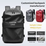Laptop Bag Manufacturer - Sac a Dos with Anti-theft and Wet & Dry Zone Office for Men Waterproof Polyester Unisex